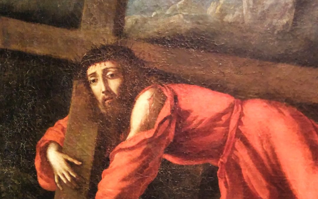 Caída de Jesús con la cruz