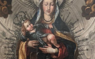 María entrega a Jesús a San Francisco