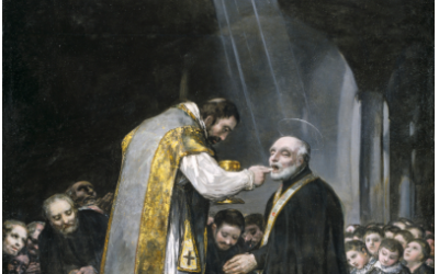 La última comunión de San José de Calasanz